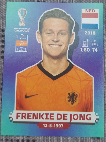 Lamina Album Mundial Qatar 2022 Frenkie De Jong