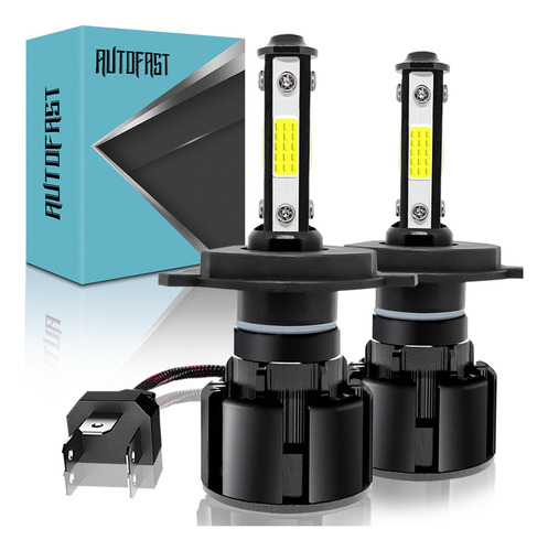 Kit De Focos Led De 4 Lados H4 H13 9007 9004 Para Luz 6000k