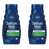 2 Pack Shampoos Selsun Blue Moisturizing 325ml Importado