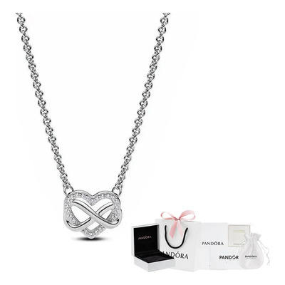 Collar Plata Brillante Infinito 925 | Envío gratis