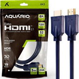 Cabo Hdmi 8k 2.1 Ultra Hd Gold Earc Hdr 3 Metros + Nf