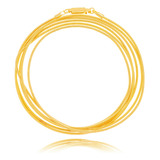 Pulseira Corda De Violão Banhado Em Ouro 18k