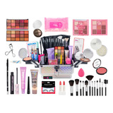 Maleta Maquiagem Completa Ruby Rose Kit  Pinceis Macrilan