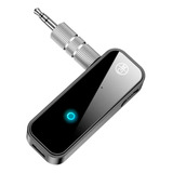 Adaptador Audio Bluetooth Aux Spotify Musica Auto C/ Bateria