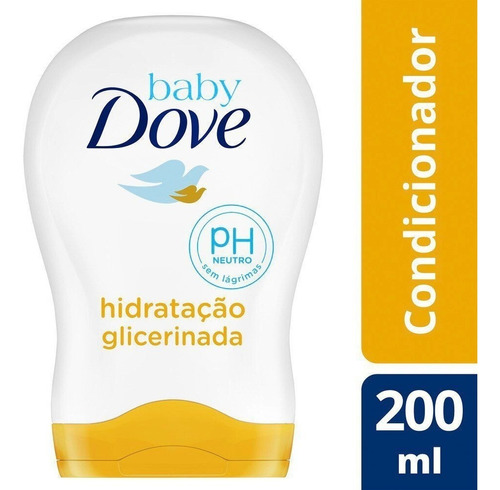  Condicionador Dove Baby Hidratação Glicerinada 200ml