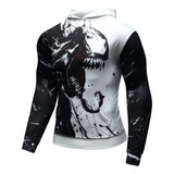 Hoodie Gym Cody Lundin Venom Spiderman Dark