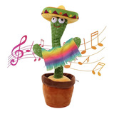 Lindo Cactus Bailarín Con Canto De Felpa Adecuado Para Niños