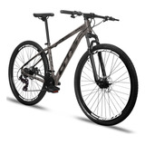 Mountain Bike Gts Feel Full Aro 29 15  24v Freios De Disco Mecânico Cor Cinza/preto