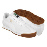 Tenis Caballero Puma Roma 35984105 Textil Blanco