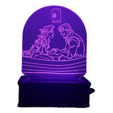 Luminária De Led 3d Desenho Enrolados, Disney, Princesa.