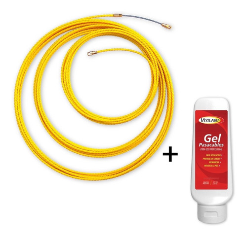 Cinta Pasacable Helicoidal 5mm X 15 Mts. + Lubricante