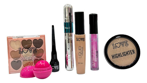 Combo De Maquillaje Tejar Love Crazy