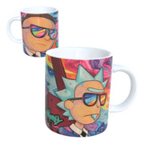 Caneca Xícara Rick And Morty Geek Color + Caixinha