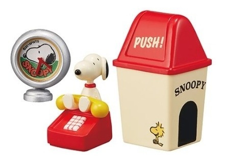 Figura Snoopy Practical Items Re-ment Jp Miniaturas 1 Box