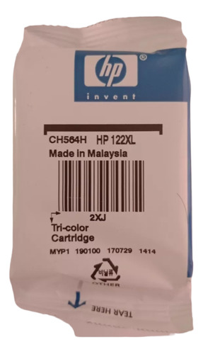 Cartucho Hp 122 Xl Color Ch564h Original 1055 2050 3000 3050