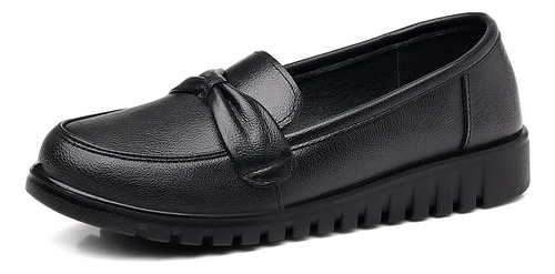 Zapatos Casuales De Cuero Para Mujer, Transpirables Y Antide | MercadoLibre