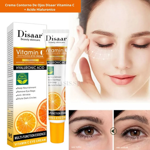 Crema Contorno De Ojos Disaar Vitamina C + Acido Hialuronico