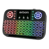 Mini Teclado Sem Fio C/ Led Bluetooth Wifi Touchpad Bk-bti8s