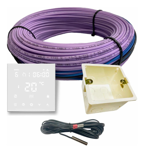 Cable Calefactor Superficial 2500w Con Termostato Wifi