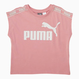 Puma Camiseta Juvenil Niñas Mujer Top Blusa Logo Estampado