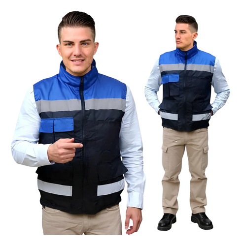 Chaleco Reflejante Supervisor Seguridad Brigadista Ligero