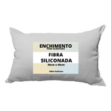 1 Refil Para Enchimento De Almofada 30x50 Cm Silicone Cor Cinza