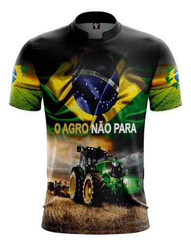 Camisa / Baby Look Brasil Agro Não Para Agro É O Futuro Ag03