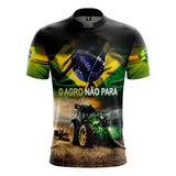 Camisa / Baby Look Brasil Agro Não Para Agro É O Futuro Ag03