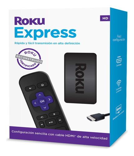 Roku Express 3960xb Estándar Full Hd Negro Con 512mb Ram 