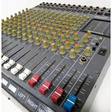 Consola Mixer Sonido Pro Soundtech 12ch Cannon+ Funda Regalo