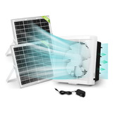 Kit De Ventilador De Escape Alimentado Por Energía Solar, 2 