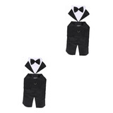 Set De 2 Esmoquines Para Mascotas, Esmoquin De Boda, Perro P