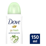 Desodorante Dove Go Fresh Pepino Y Té Verde Pack X 3 U