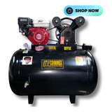 Compresor De Aire 6.5 Hp Motor Gasolina 300 Litros Twcoinmex