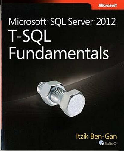 Microsoft Sql Server 2012 T-sql Fundamentals -..., De Ben-gan, It. Editorial Microsoft Press En Inglés