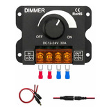 Tira De Luz Led Dimmer Dimmer Dc 12v 24v 30a Pwm Contro...