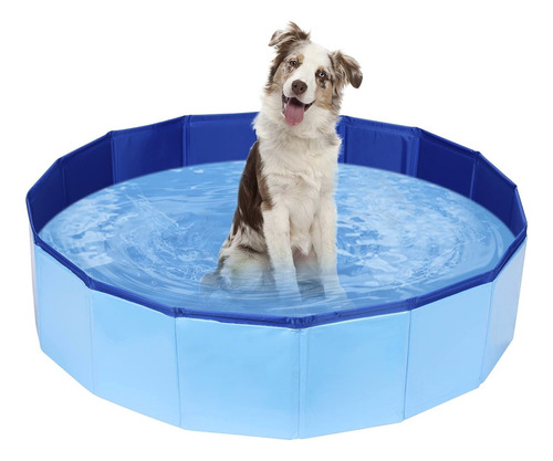 Piscina Perros Verano Piscina Mascota Bañera Plegable 120x30