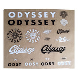 Adesivos Odyssey Bmx Bike Cartela