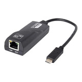 Adaptador Gigabit Lan Rede Usb Type-c 3.0 10/100/1000 Com Nf