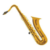 Matriz De Bordado Saxofone Alto Instrumento Musical