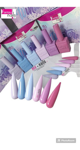 Coleccion Gel Semipermanente 6 Pz , , Fantasy Nails Color Winter