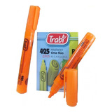 Resaltadores Trabi 425 Plus X Unidad Color Naranja