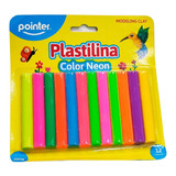 Plastilina Pointer Neón Modeling Clay X 12 Colores 