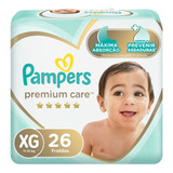 Pampers Premium Care Fralda Gênero Sem Gênero Tamanho Xg