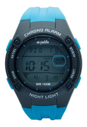 Reloj Deportivo Hombre Malla De Caucho Paddle Watch 03530
