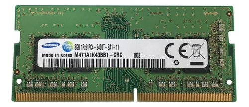 Memoria Ram Color Verde 8gb 1 Samsung M471a1k43bb1-crc