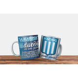 Taza De Cerámica Racing La Academia Premium Con Caja