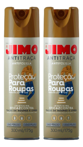 Jimo 2 Remédio Inseticida  Anti Traça 300ml Sem Cheiro