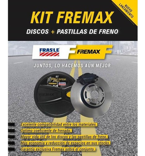 Kit Discos Y Pastillas P/ Peugeot 207 Fremax Foto 2