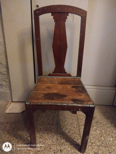 Silla De Madera Para Reciclar 